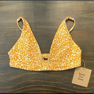 Stone Fox Swim Ziggy Top in Mimosa Daisy